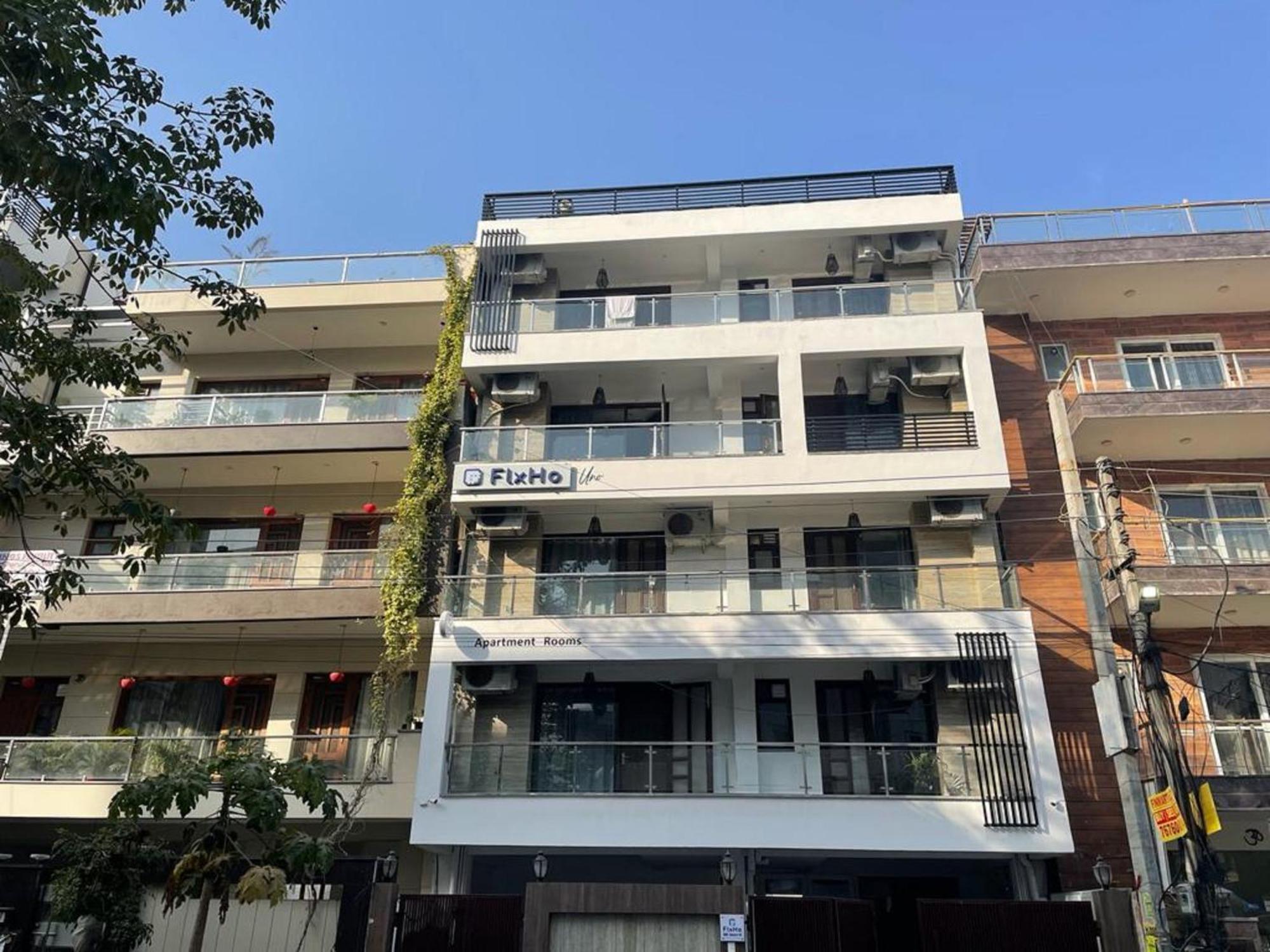 גורגאון Flxho Uno - Serviced Apartment & Rooms - Golf Course Road מראה חיצוני תמונה